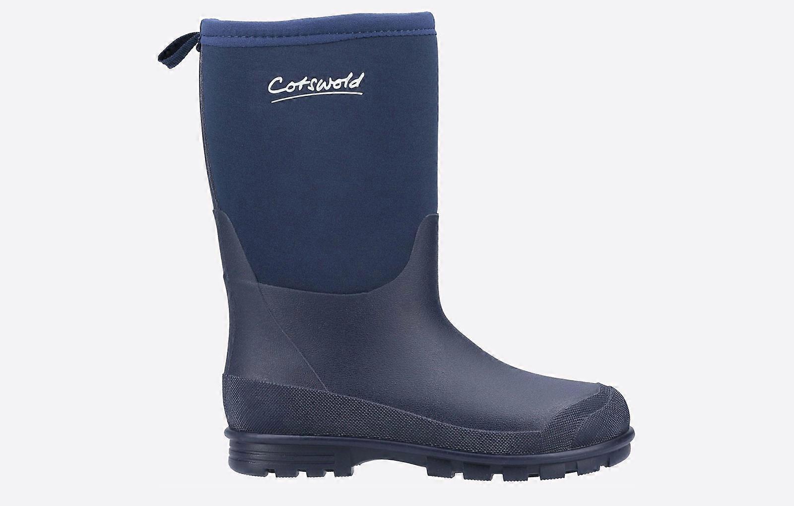Cotswold Hilly Neoprene Wellingtons Junior Navy