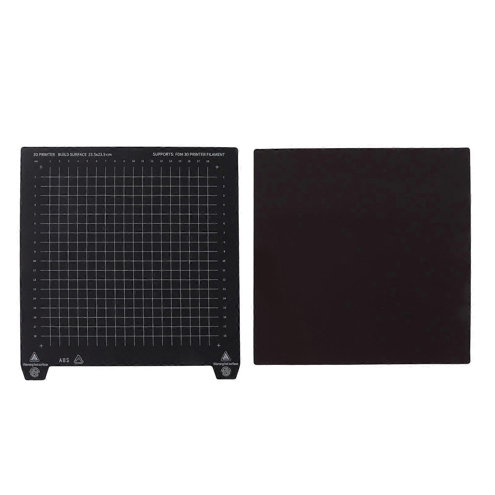 ばね鋼ビルドプレート2面PLA ABS印刷可能な磁気フレキシブル3D印刷ばね鋼板235 x 235mm