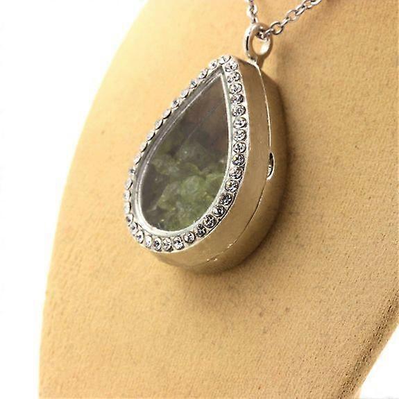 Raw Peridot Necklace