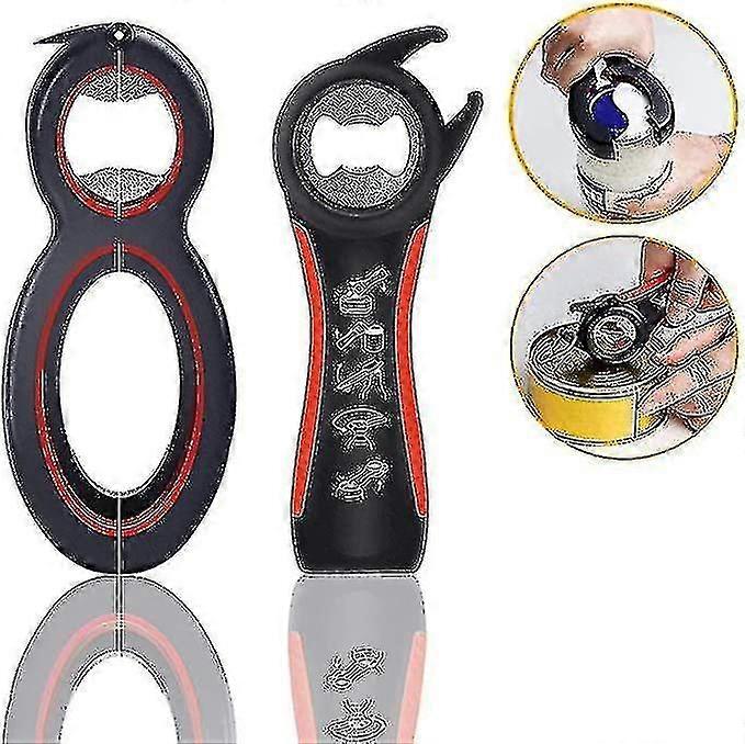 2 Pack Multi Function Jar Åpnere Verktøysett-