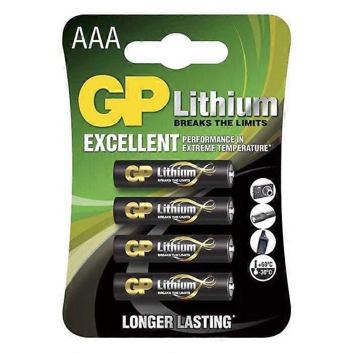 AAA 1.5V Litiu 4-Pack GP
