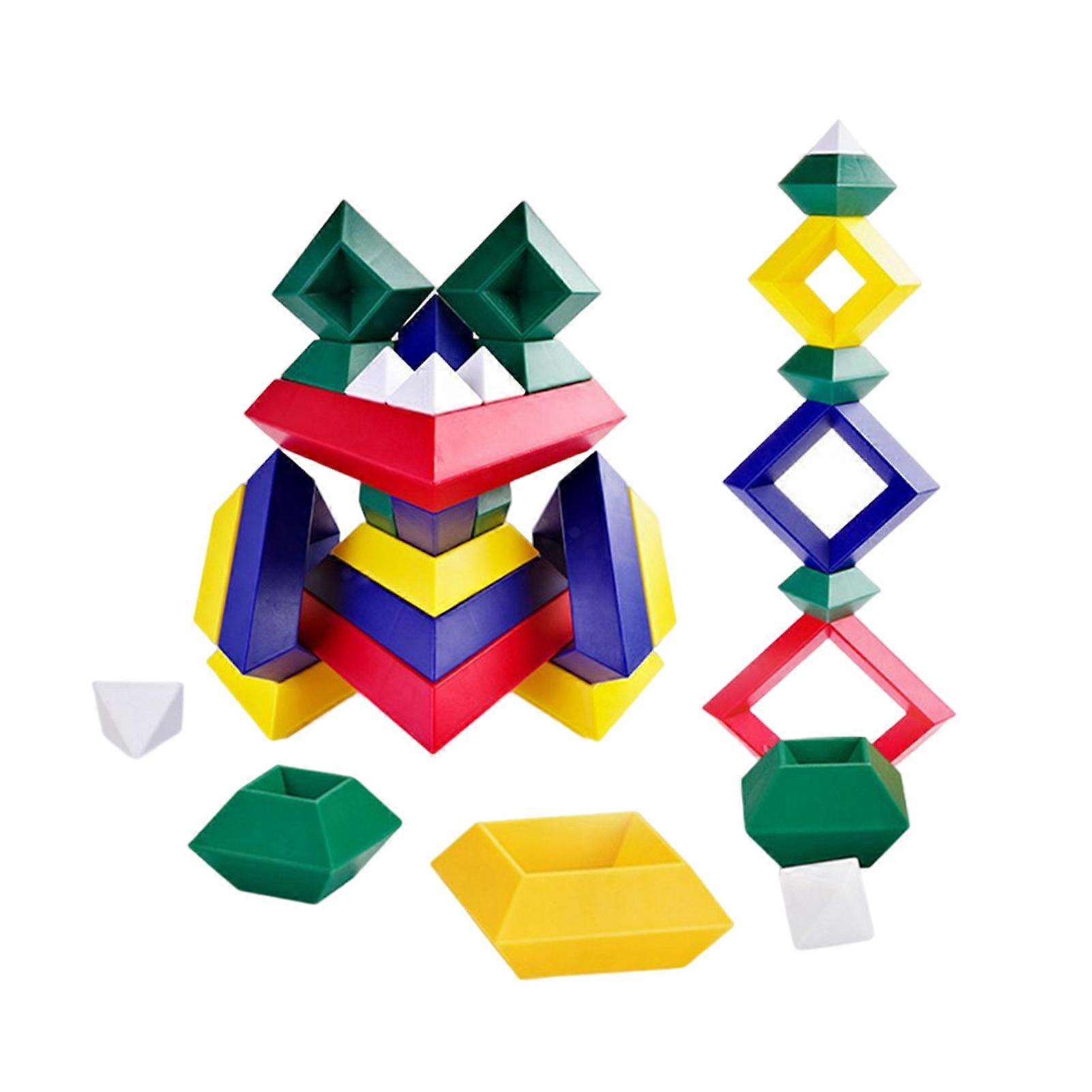 Pyramid Building Blocks DIY Multi-shape Stacking Toys Children\'s Educational Toy