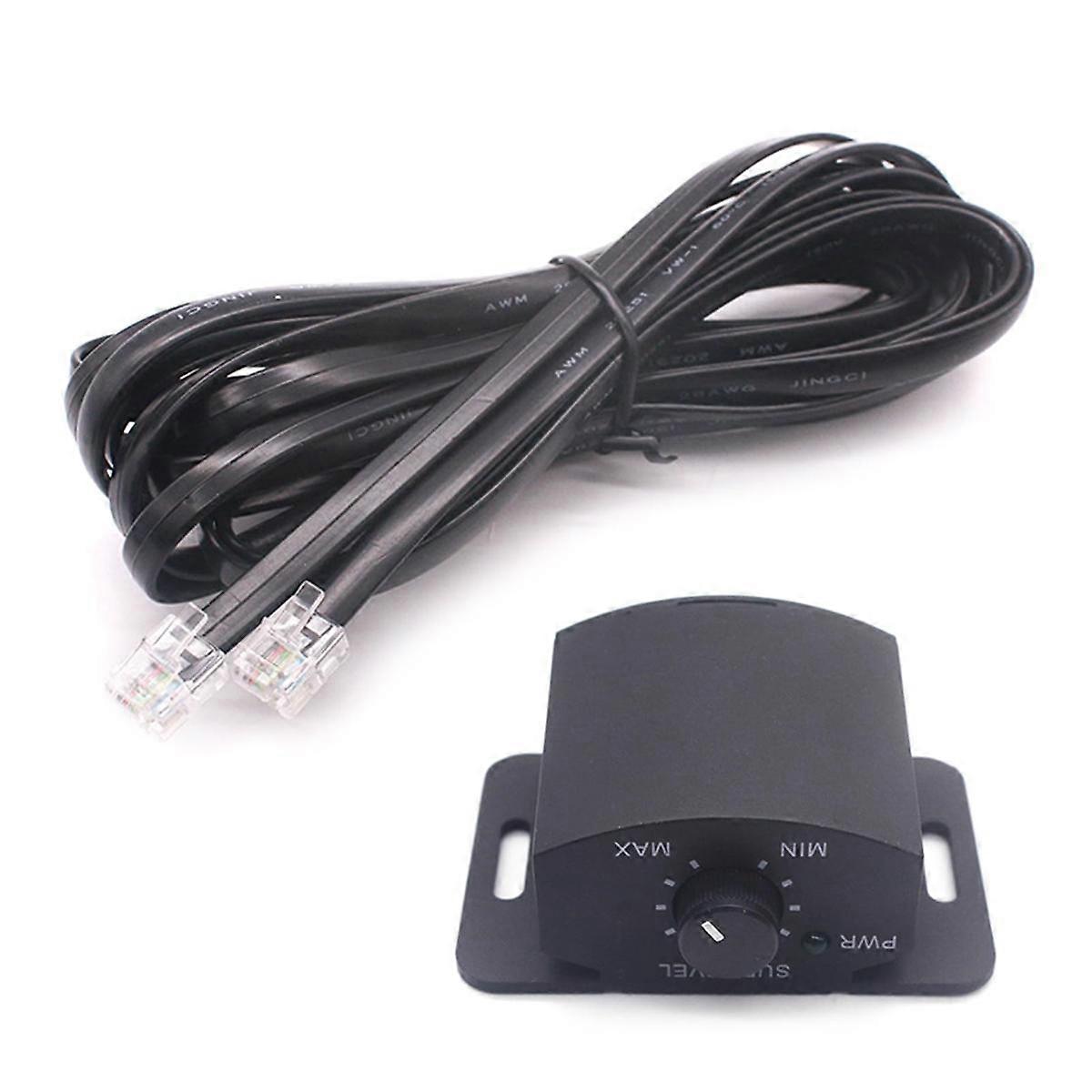 Amplifier Replacement Bass Knob Control Remote 6Pin Subwoofer