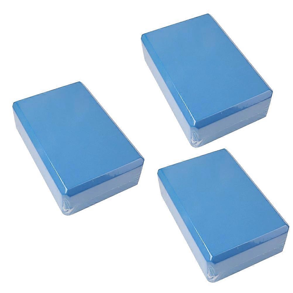 Yoga Bricks, Exercise Bricks, Yoga Supplies, Children'S Dance Bricks, High-Density Foam Bricks Blue