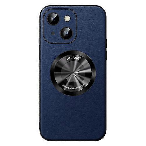 For iPhone 15 SULADA Microfiber Leather MagSafe Magnetic Mobile Phone Case