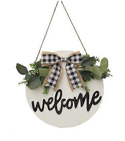 علامة ترحيب للباب الأمامي ، ديكور الباب الأمامي ، ديكورات الشرفة الأمامية المعلقة