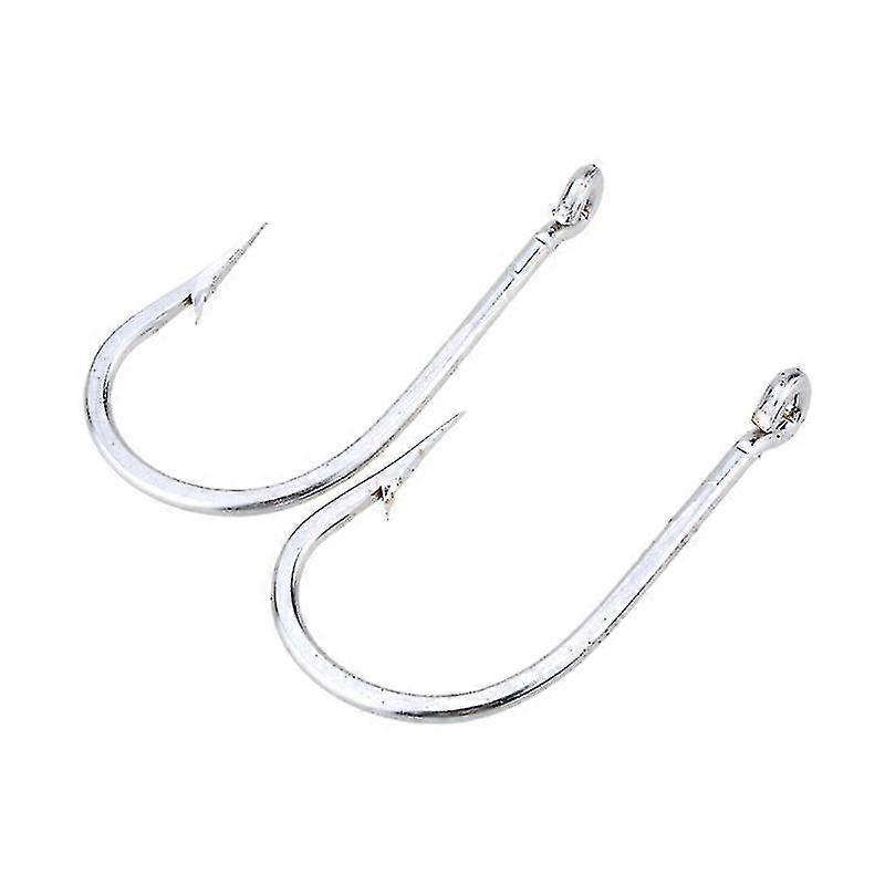 2pcs Stainless Steel Fishing Hooks For Shark Fish 8/0# 10/0# 12/0#