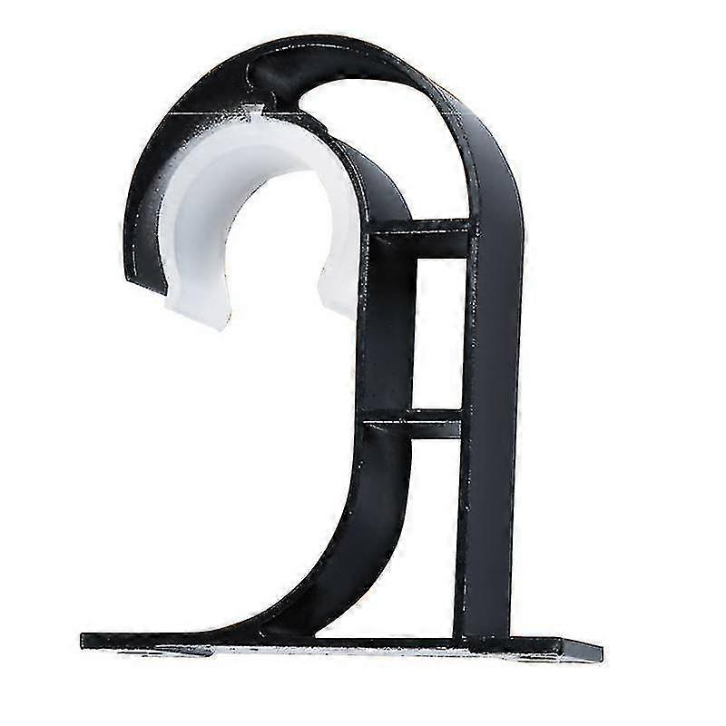 2pcswall Mounted Curtain Rod Bracket Curtain Rod Bracket Ceiling Mount Brackets Zinc Alloy Hanging Rod Bracket For Bedroo
