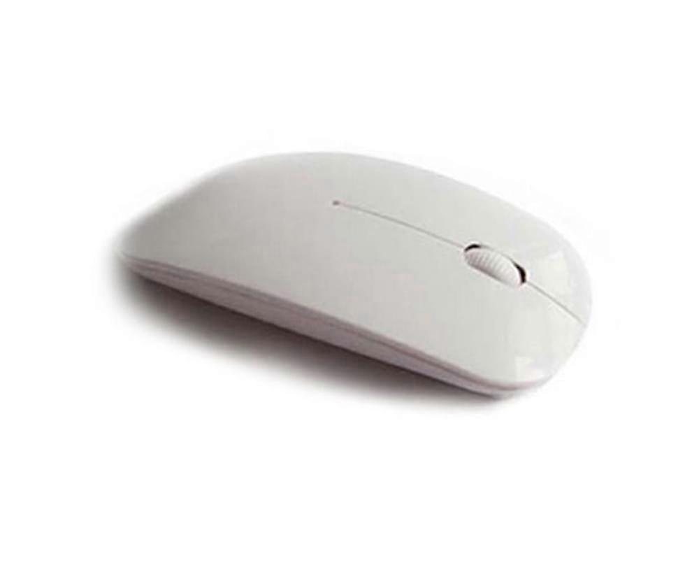 Universal Laptop PC Computer 2.4GHz Battery Powered Wireless USB Optical Mouse - White