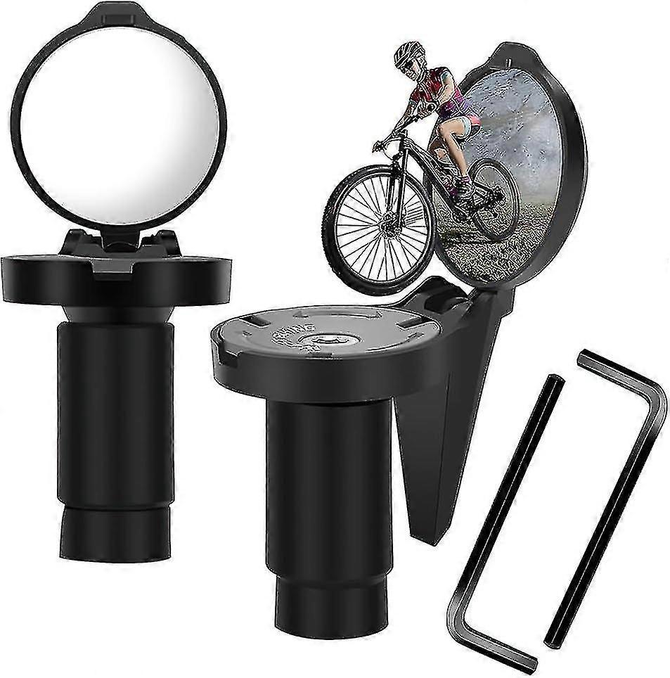 2pcs Bike Rearview Mirror, Bike Mirrors, 360 Adjustable Handlebar Mirror Convex Mirror, Electric Scooter Rearview Mirror