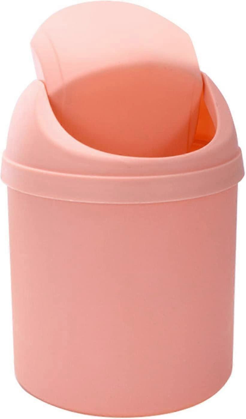 Mini Desktop Trash Can Tiny Garbage Bin - Tiny Cute Desktop Waste Garbage Bin for Home Office Kitchen Vanity Tabletop Bedroom Bathroom