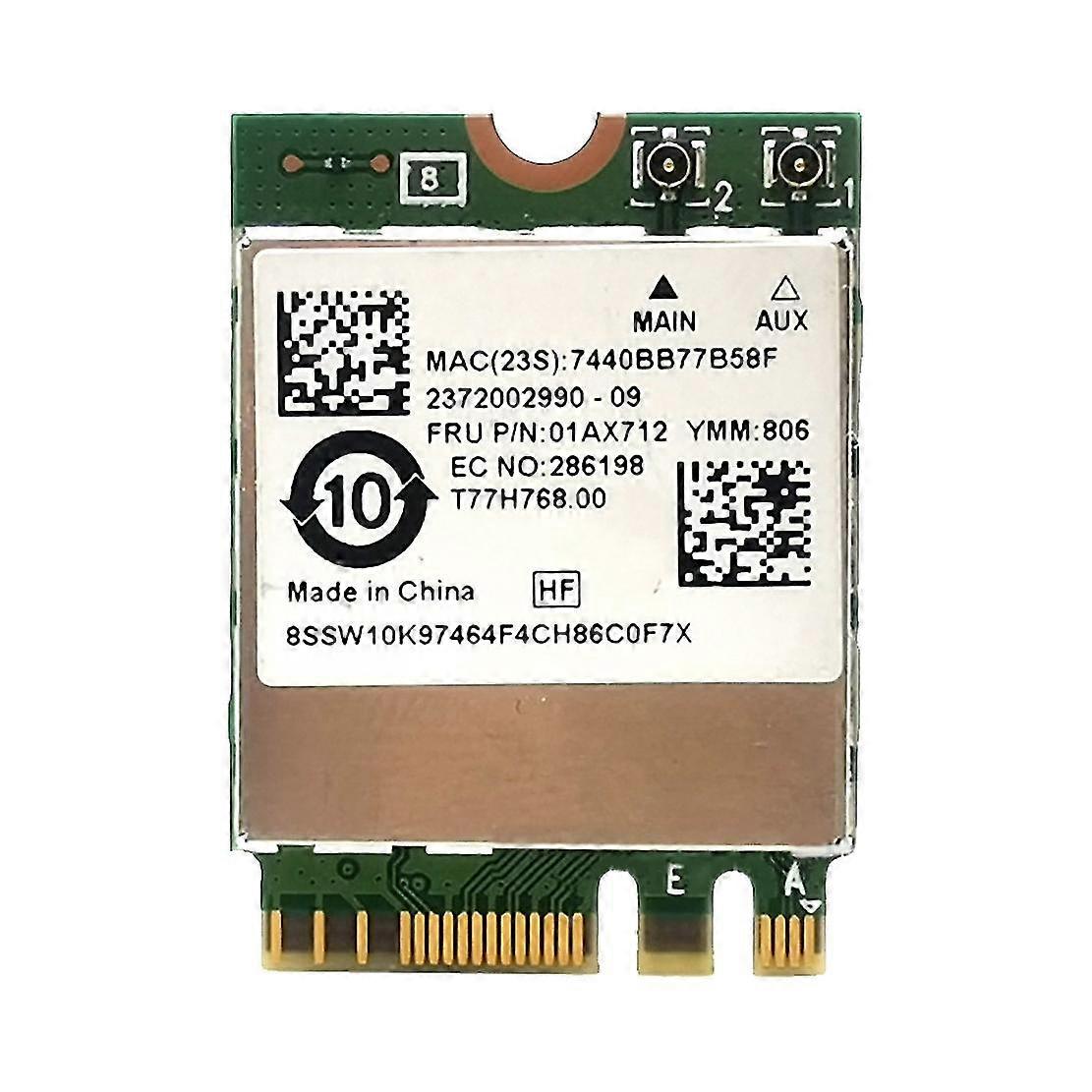 Rtl8822be Wireless Network Card 2.4g/5g Dual-band Bt 4.0 Iieee802.11/b/g Placa de retea pentru P51s S5 T