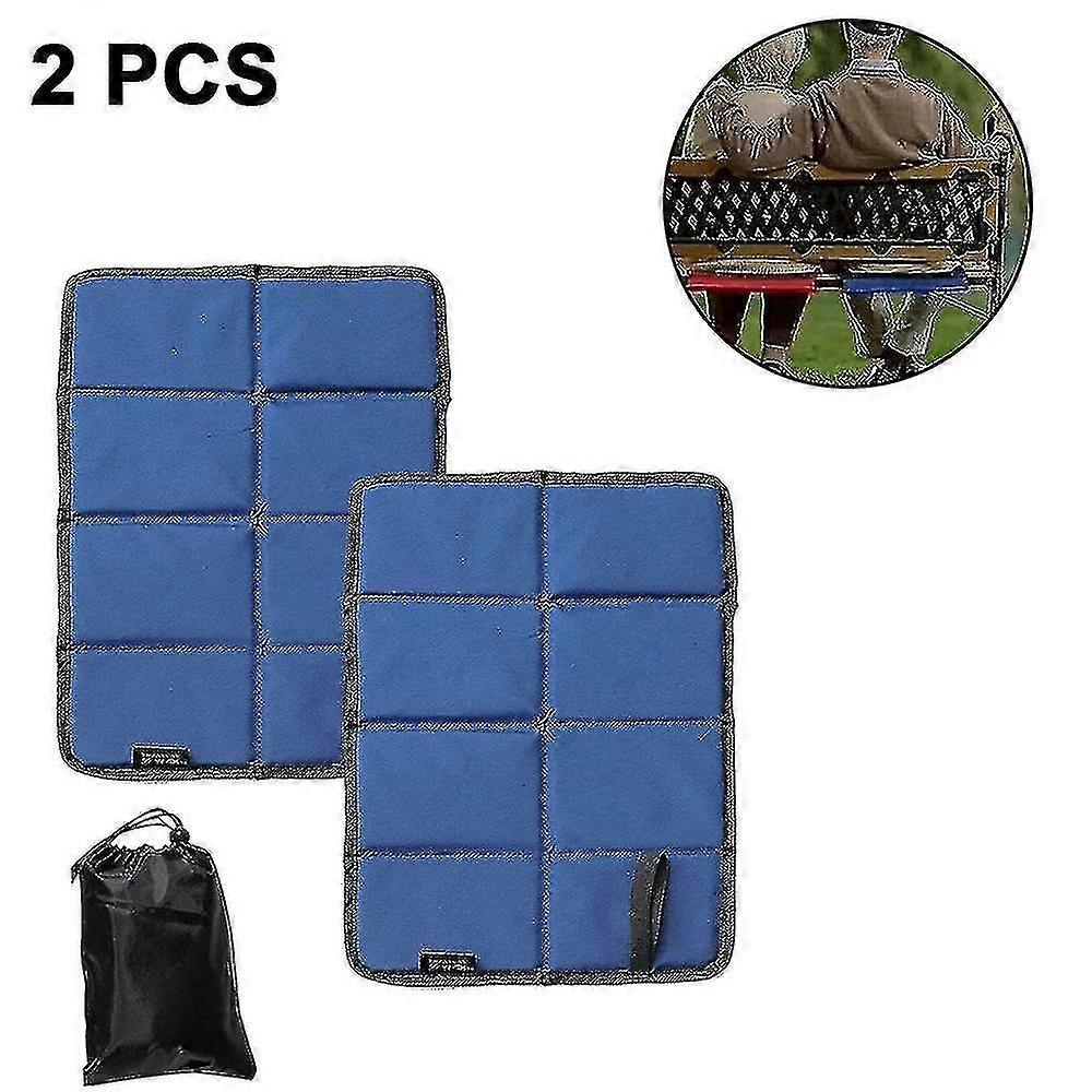 2 Pack Hiking Seat Pad, Foldable Sit Upon Pad, Stadium Seat Foldable Cushion