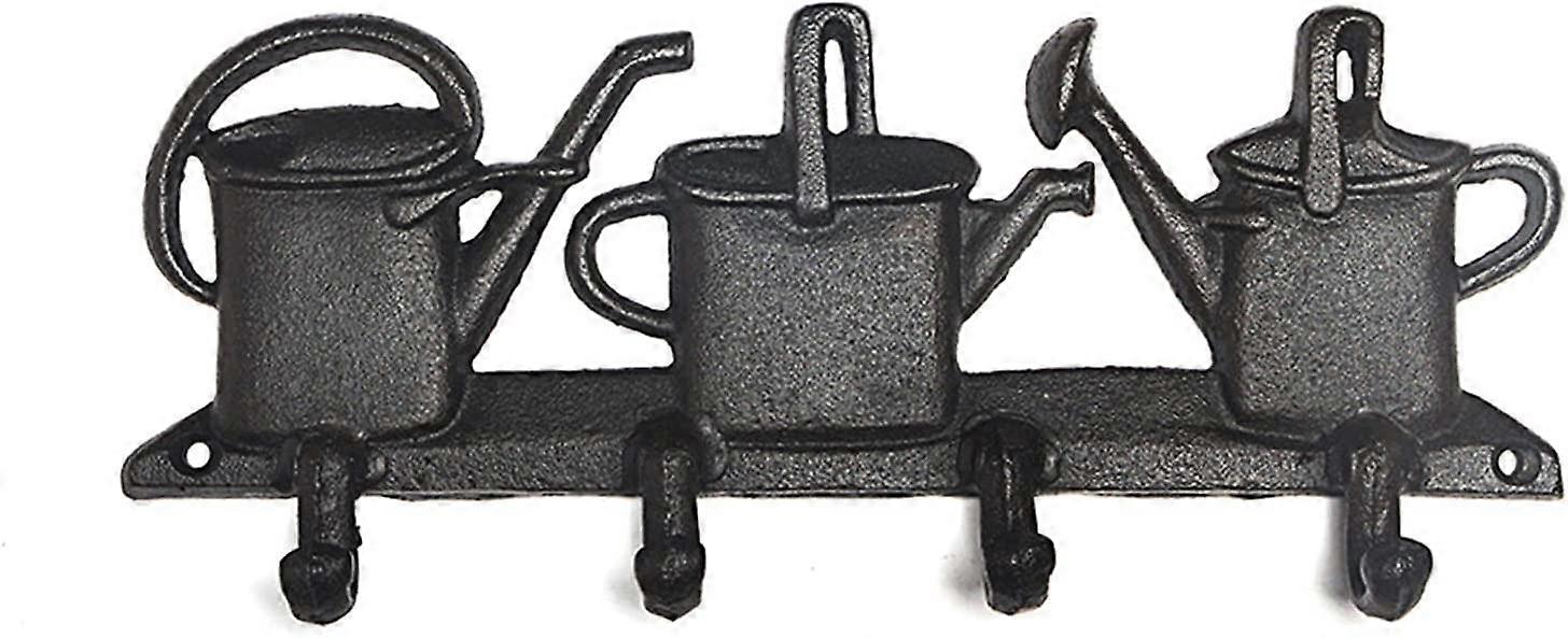 Wrought Iron Kettle Hook with 4 Hooks