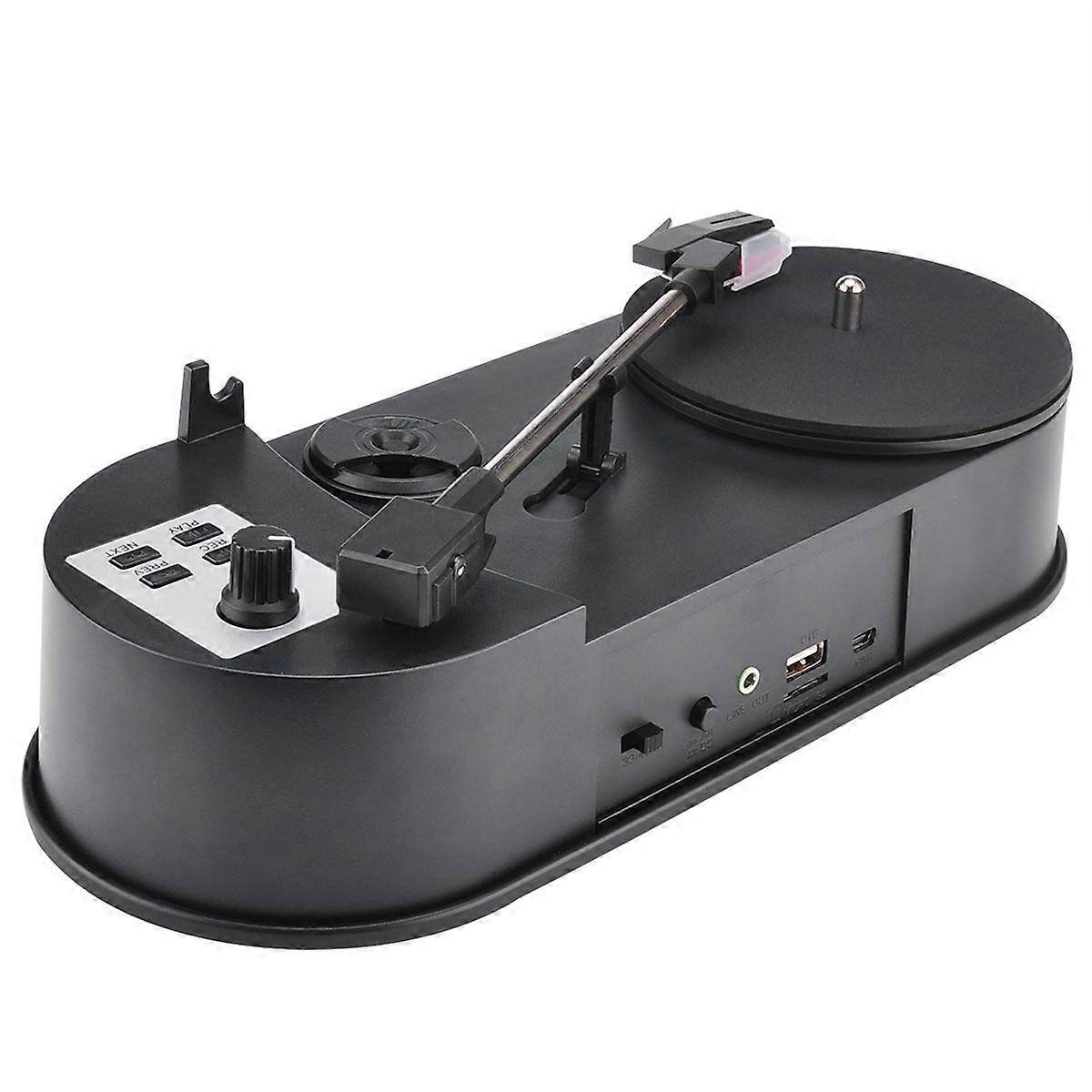 Mini Vinyl Record Player Gramophone Direct Rotation U Disk MP3 Speed 33