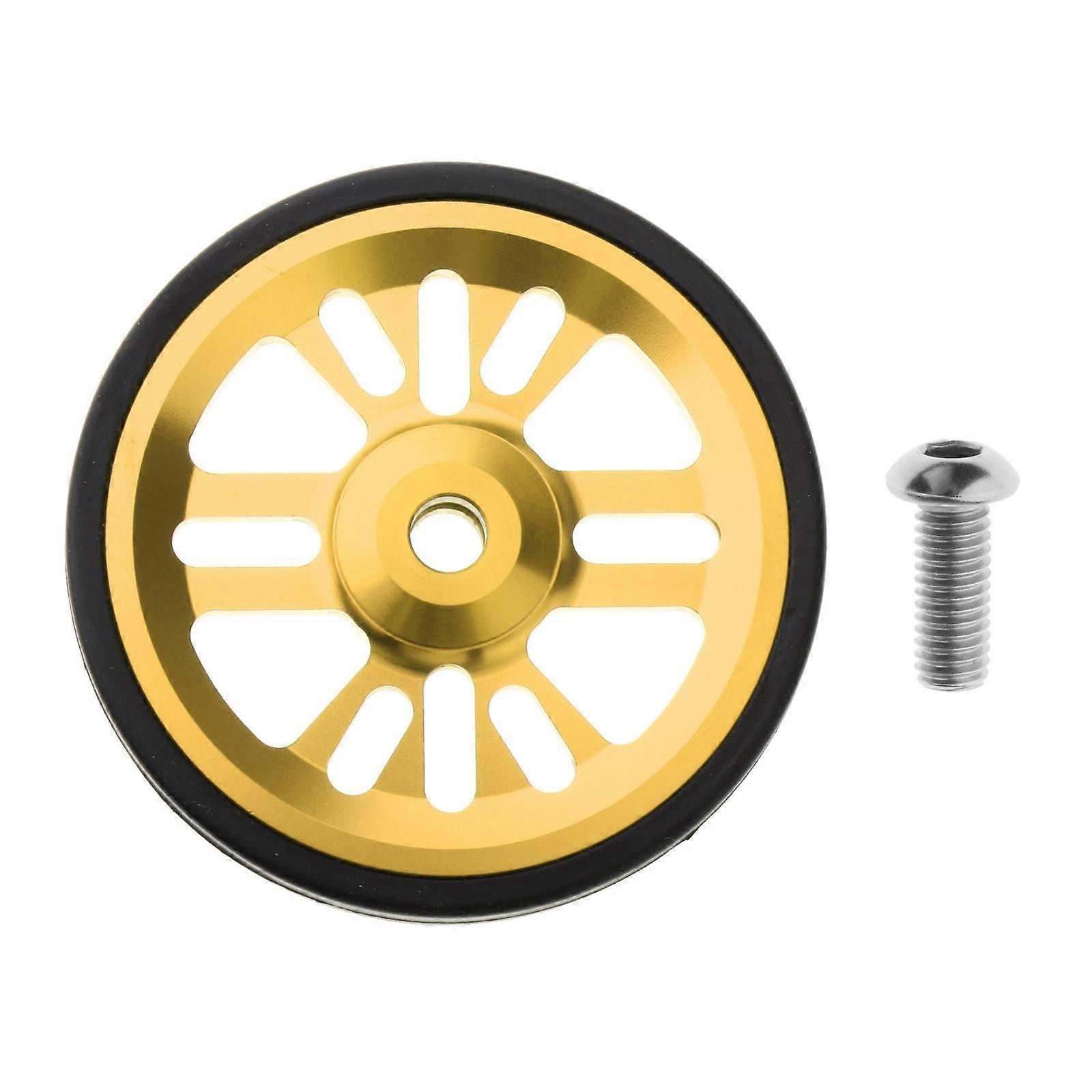 Easy Wheel Bicycle Modification Easywheel for  Folding Bike Gold