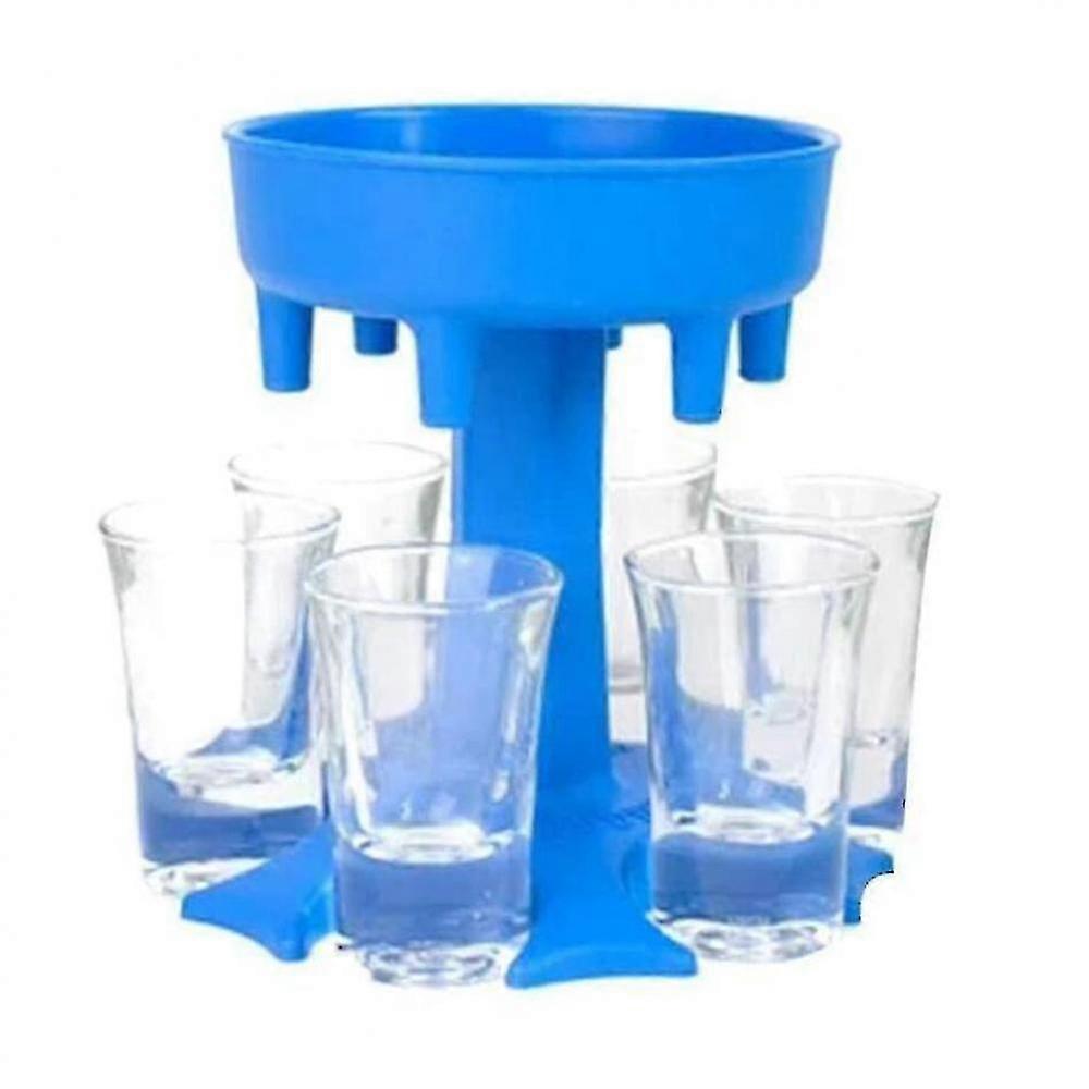 6 Shot Glass Dispenser Wine Holder Holder Beer Separator Bar Party Accessory