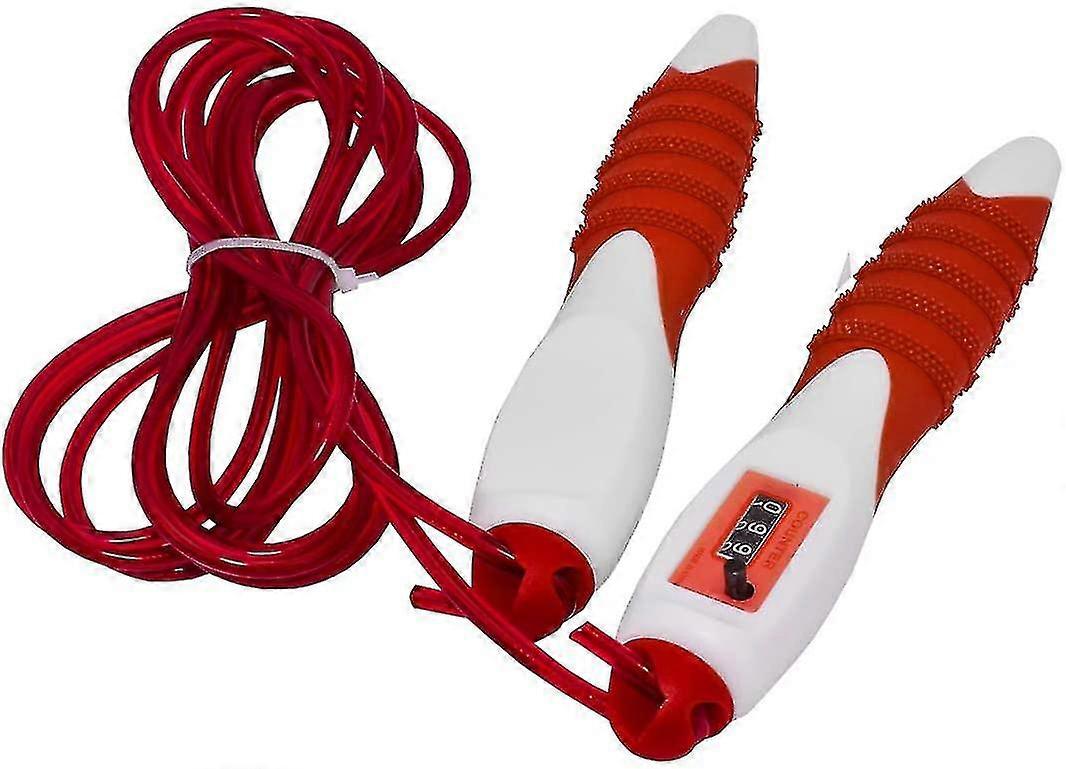 Heavy Weighted Smart Jump Rope Easy Adjustable Pvc Professional Ergonomic Ball Bearing - Non-slip Handle For All Heights An