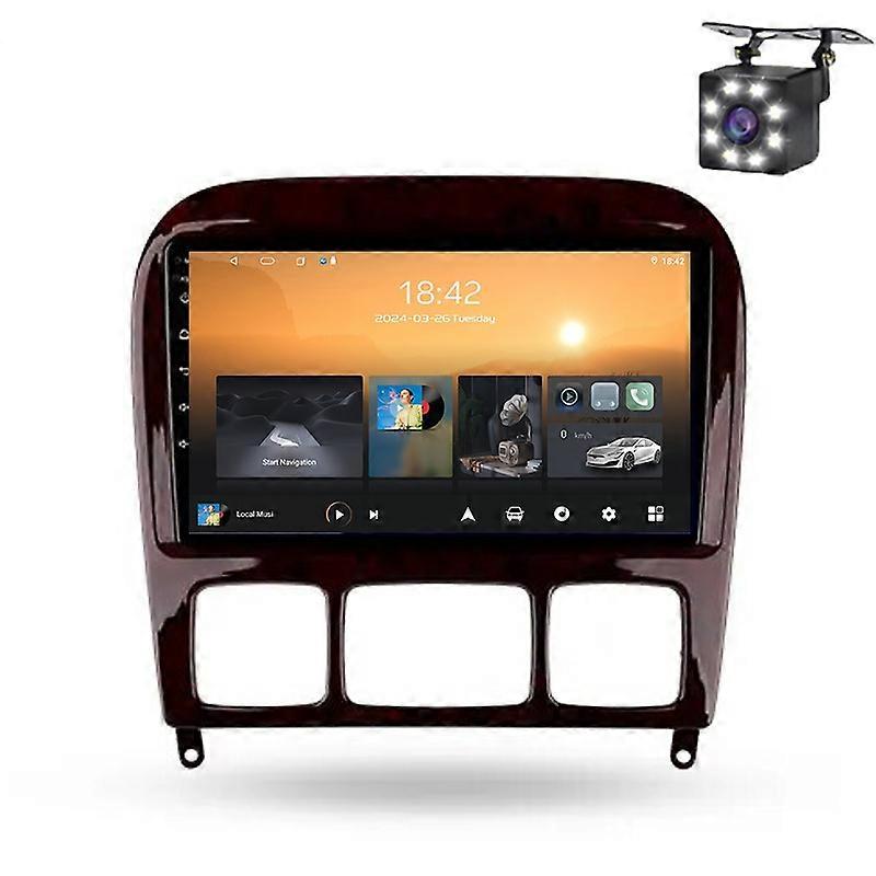 ベンツSクラスSクラスW220 VV220 1998 - 2005マルチメディアビデオプレーヤーCarplayオートのためのカーラジオ
