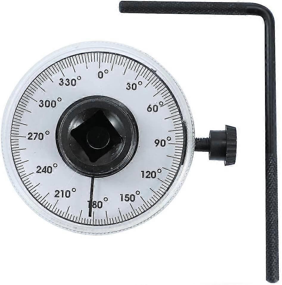 1/2" Drive Torque Angle Gauge Meter Wrench 0-360 Degrees Measuring Tool