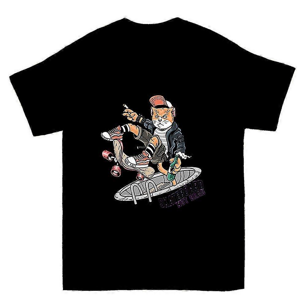 Skateboard Cat T-shirt