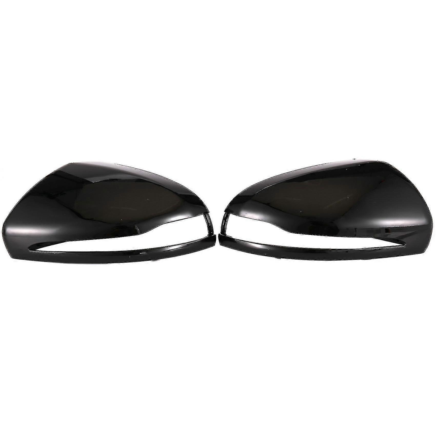 Car Black Exterior Rearview Mirror Cover Side Mirror Cap Door Mirror Shell For C Glc S E Class W205