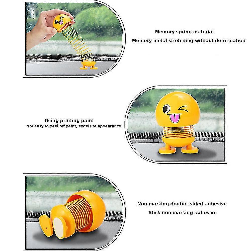 Car Spring Shaking Head Doll Personalized Springs Dancing Figure Toys ...