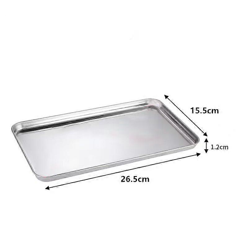 Versatile & Elegant Stainless Steel Tray for Baking, Serving, & BBQs - Easy Clean, Durable Design