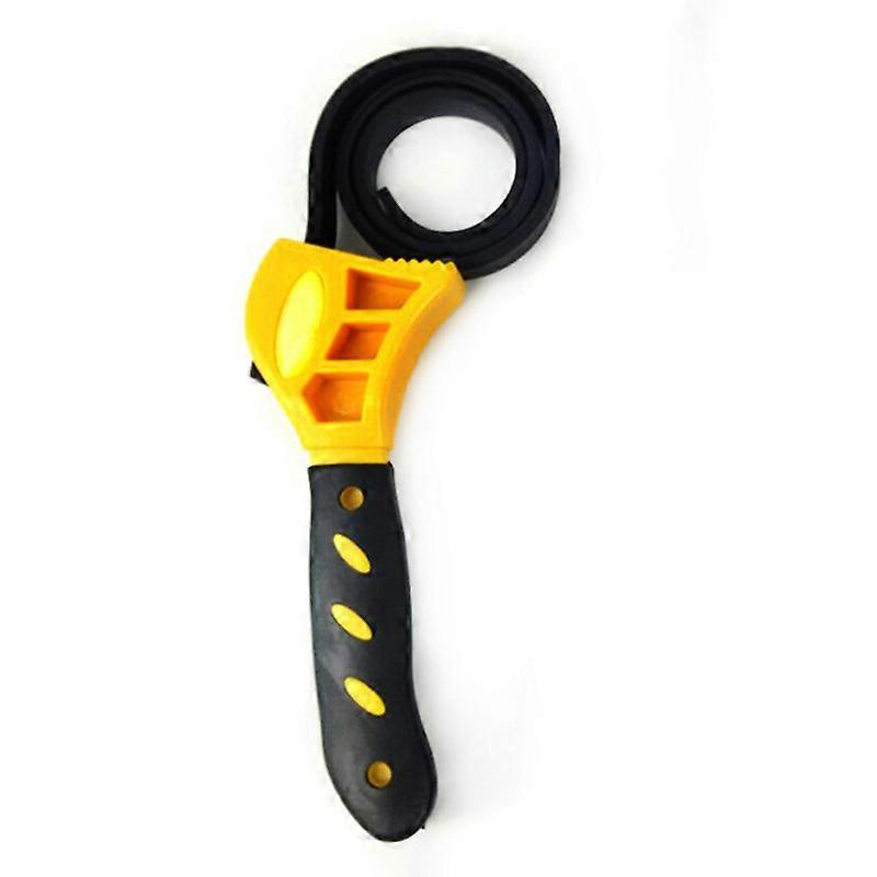 Multi-function Rubber Strap Wrench Adjustable Spanner For Any Shape Opener Tool