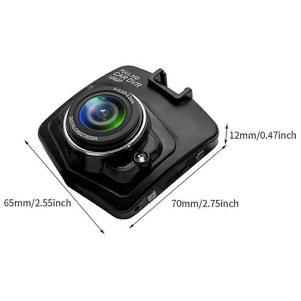G Sensor LCD Display Car DVR SUV Night Vision Mini Driving Recorder Black HD