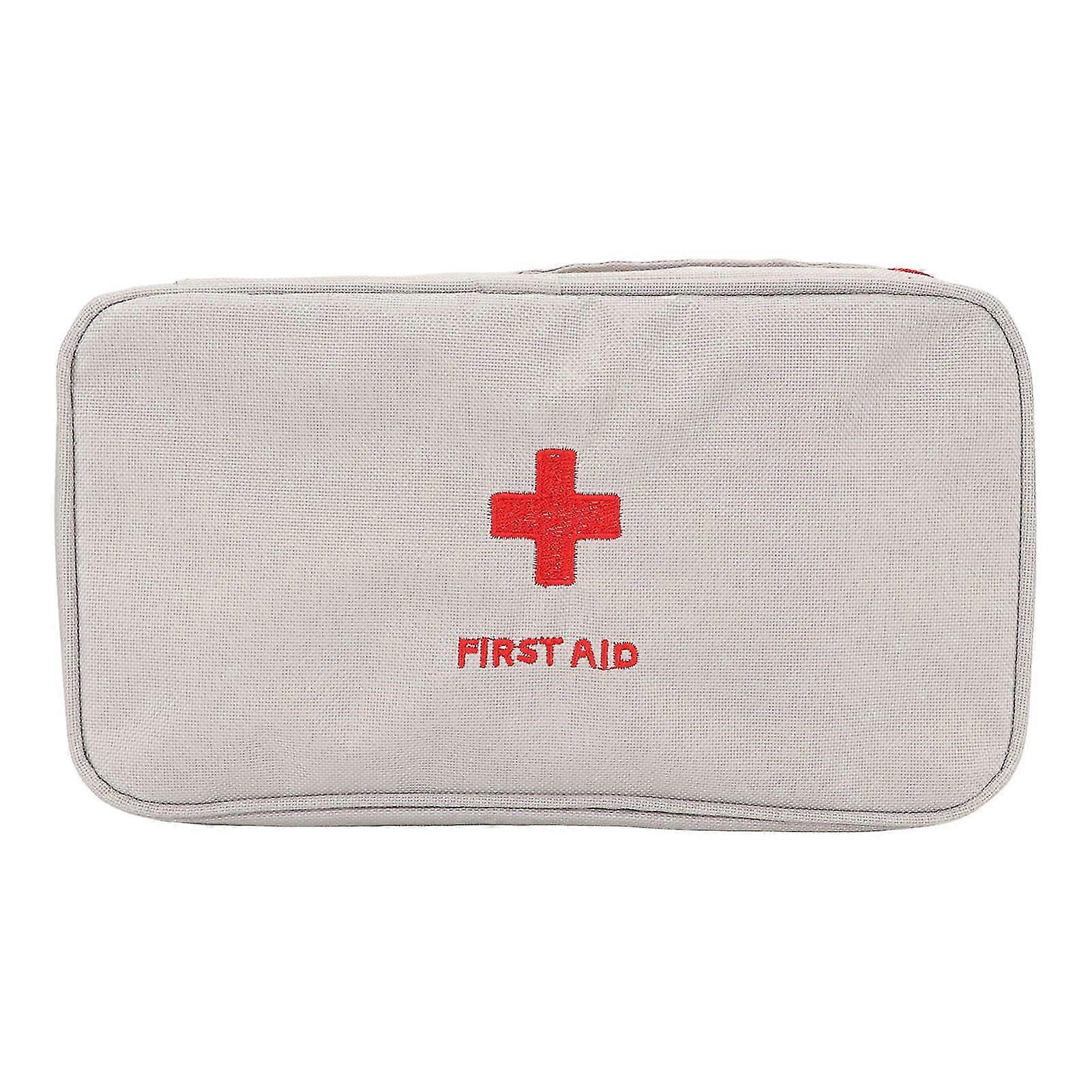 Large Capacity Waterproof Grey Outdoor First Aid Bag