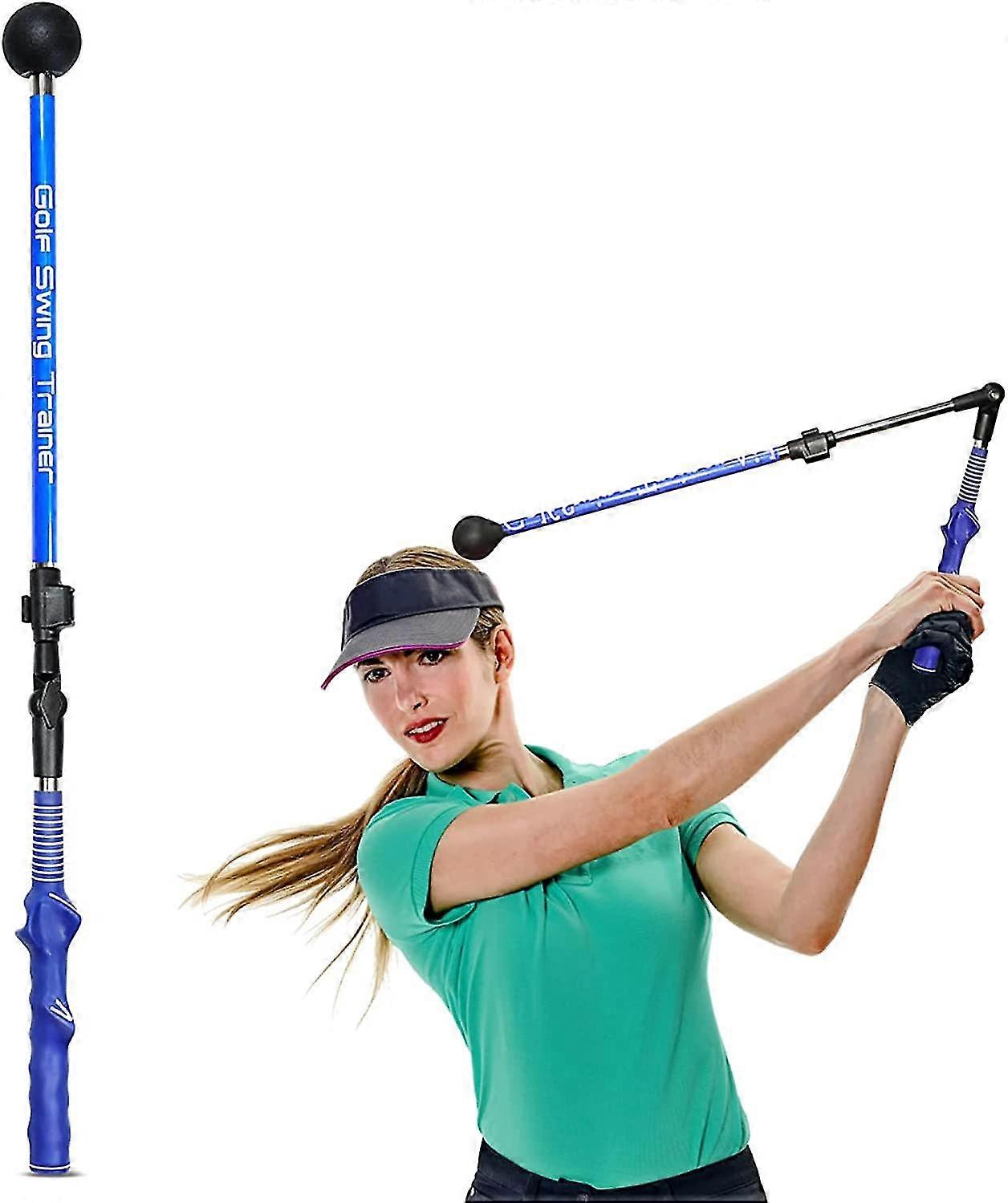 Golf Swing Trainer, Foldable Golf Swing Training Aid Stick,golf Training Aid To Improve Hinge, Forearm Rotation, Shoulder Turn