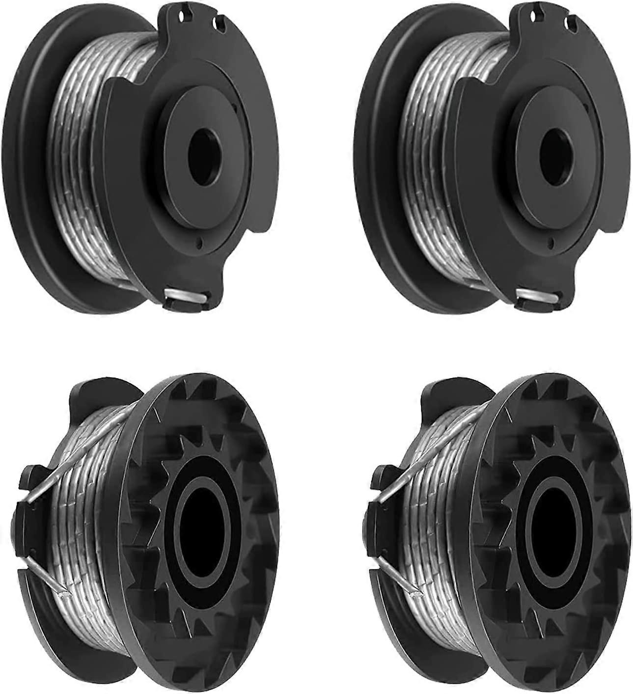 F016800569 Strimmer Spool and Line Compatible with Bosch EasyGrassCut Replacement Pack of 4