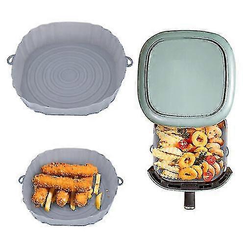 Friteuse à air en silicone pot panier de cuisson four antiadhésif réutilisable.liners.micro-ondable