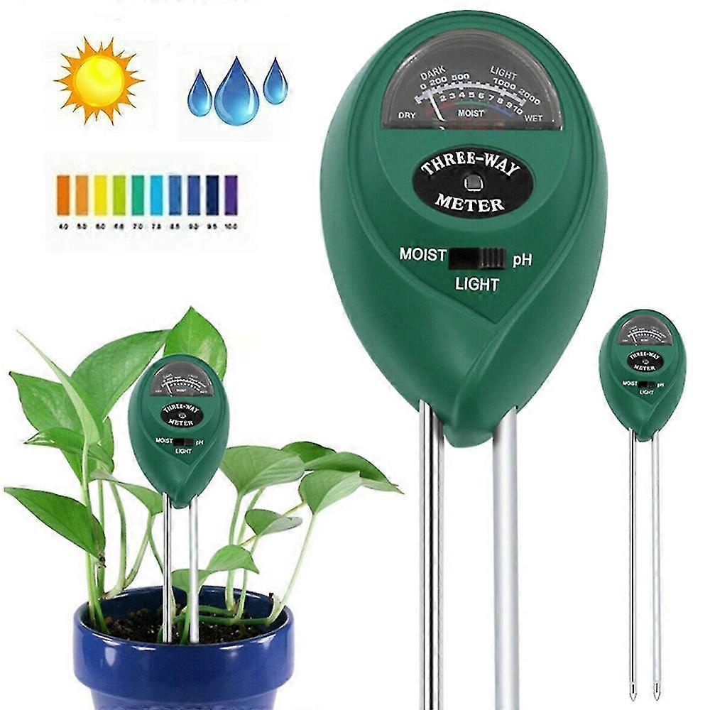 Soil PH Tester Water Moisture Humidity Light Test Meter Kit