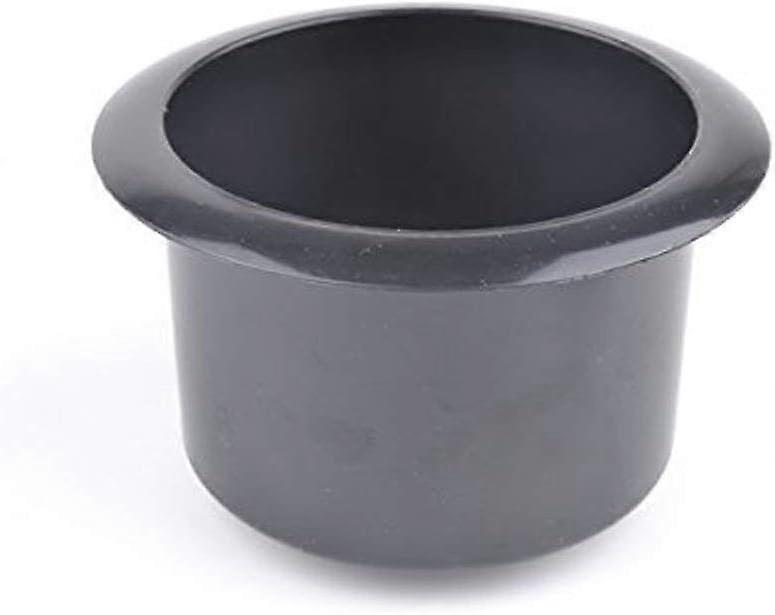 2 Pcs Black Plastic Cup Holder Insert For Sofa Boat RV Couch Recliner Poker Table
