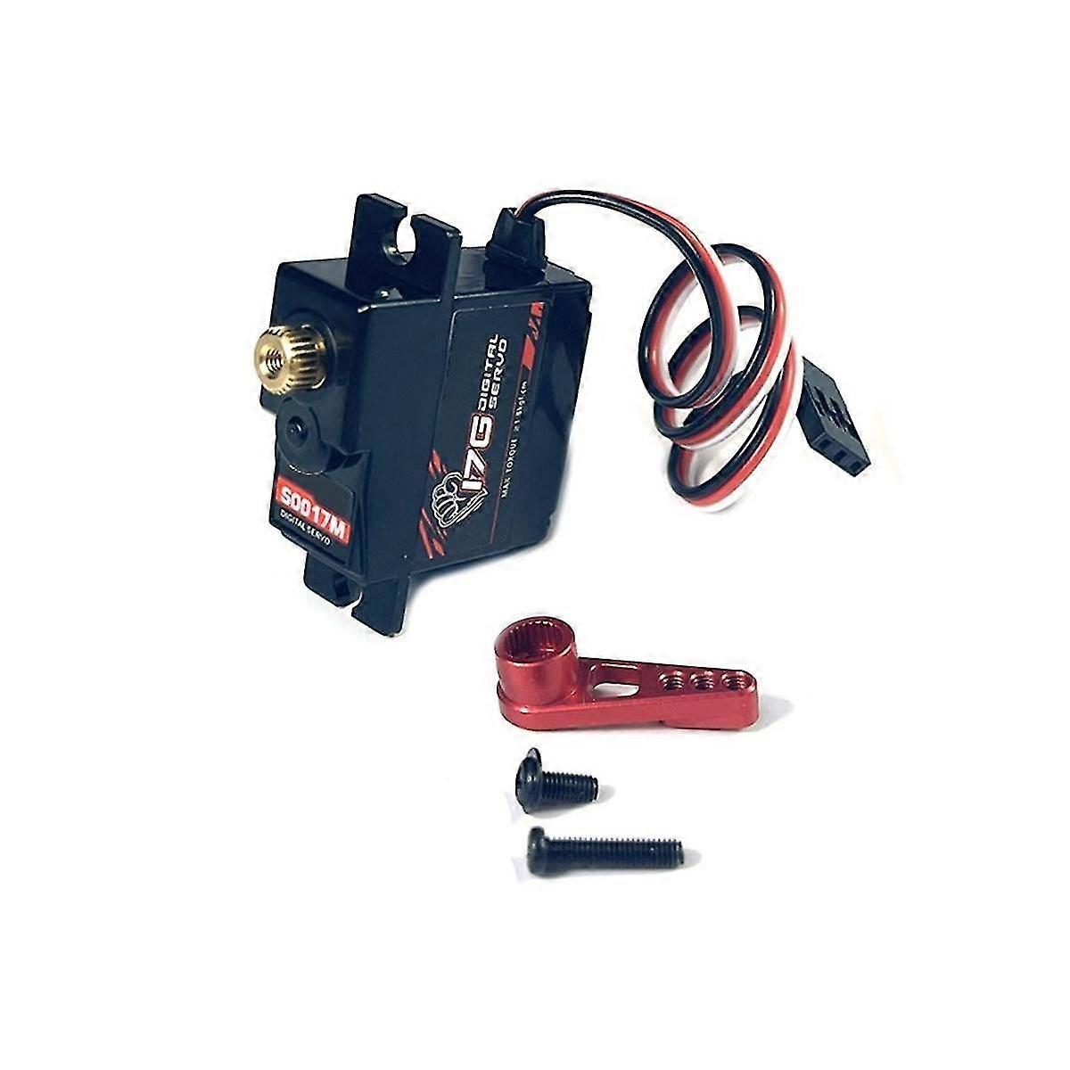 17G 3.5KG Metal Gear Digital Servo and Metal Servo Arm S0017M for C14 C24 MN D90 MN99S RC Car Upgra