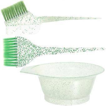 1 Conjunto Escova de Coloração de Cabelo Tintura de Cabelo Escova de Cabelo Tintura de Cabelo Tigela de Mistura Barbeiro Tintura de Cabelo Tigela