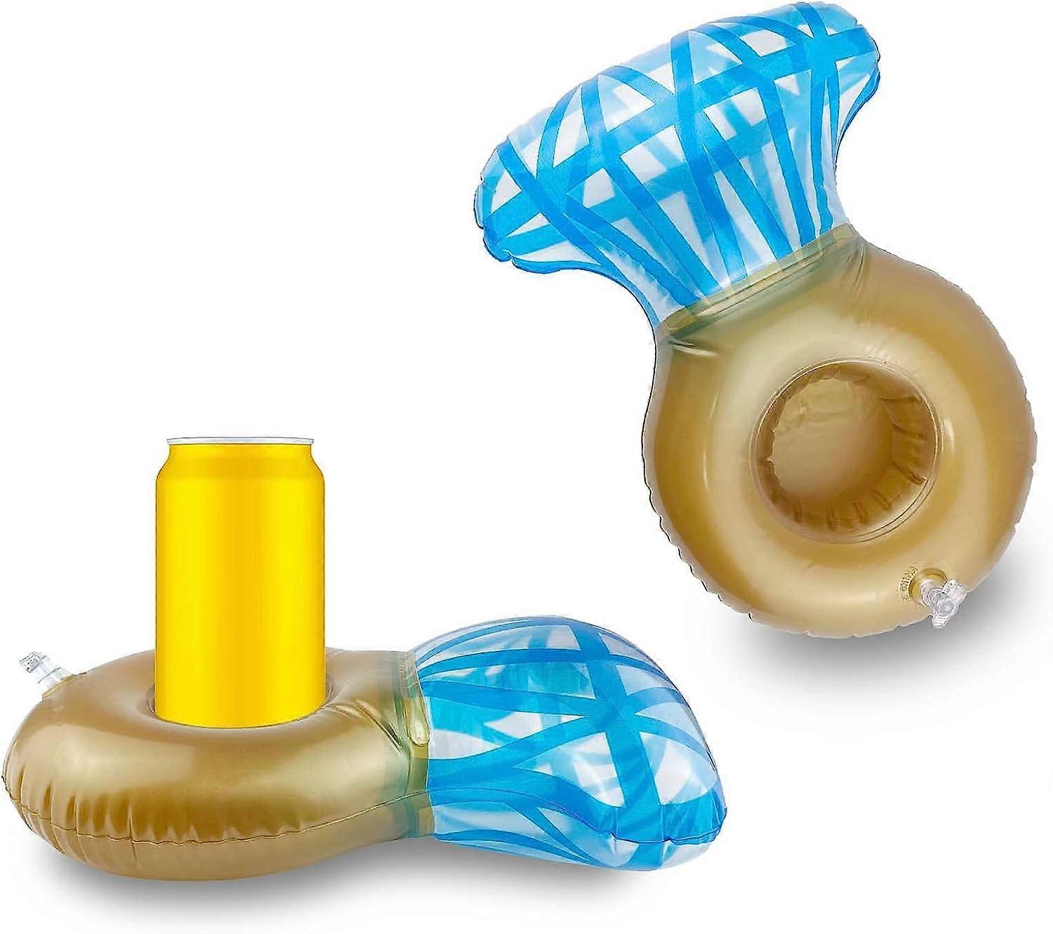 Summer Pool Party Inflatable Cup Holder (2pcs)