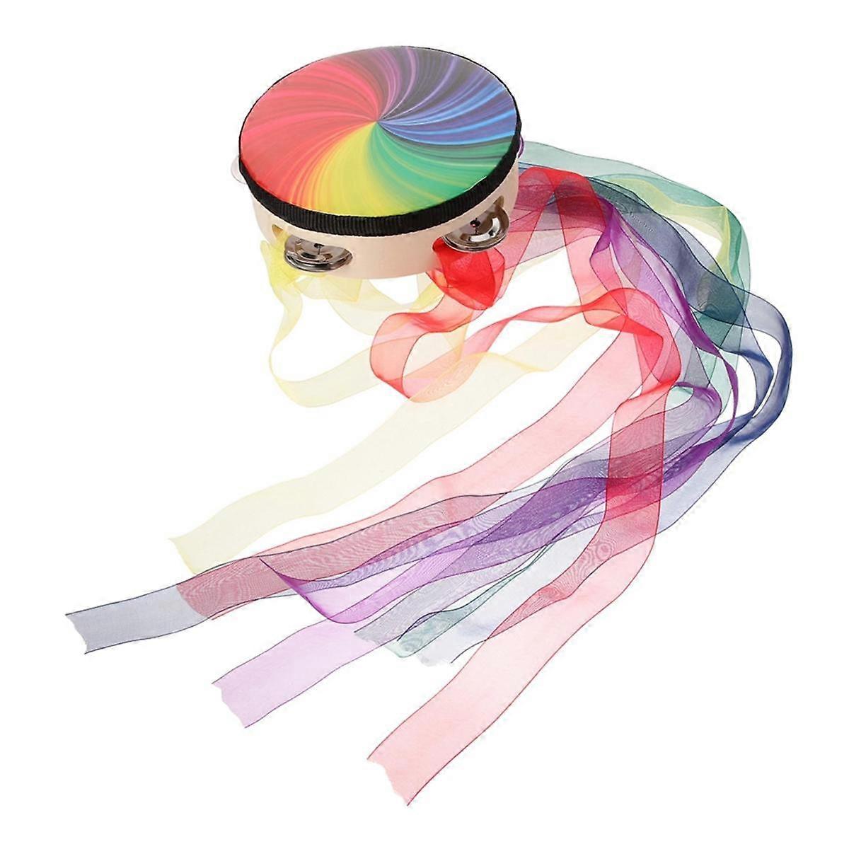 Csörgődob Hangszer Felnőtt kézi dob Dobok gyerekeknek Ütőhangszeres dob Szalag Gyermek