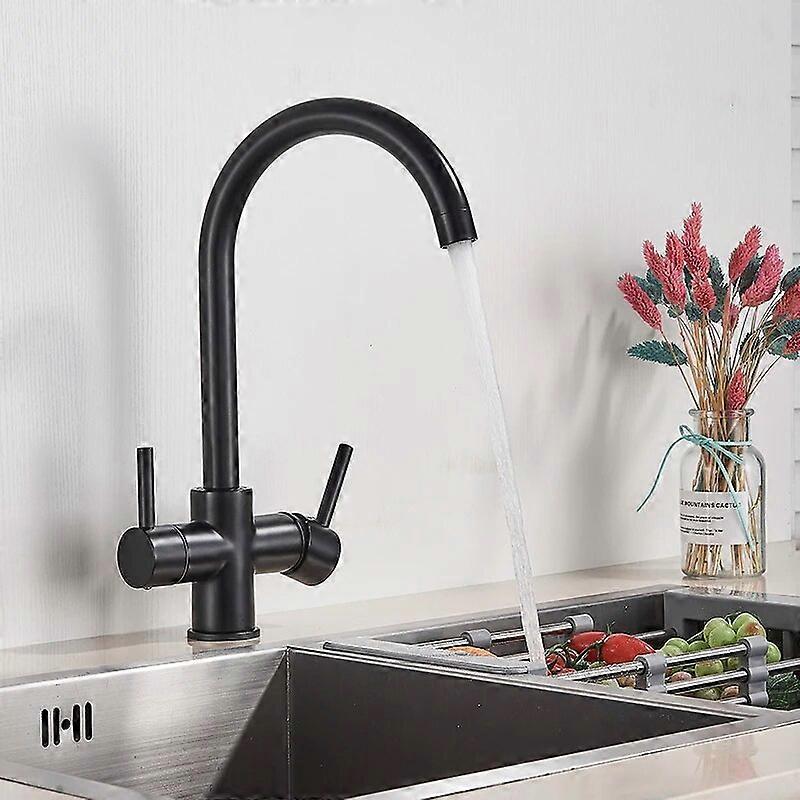 Pure Water kitchen Sink Faucet 2 Model Filtered Spout Daul Handle Wall Mount Drinking Cold Hot Water Mixer Kitchen Taps