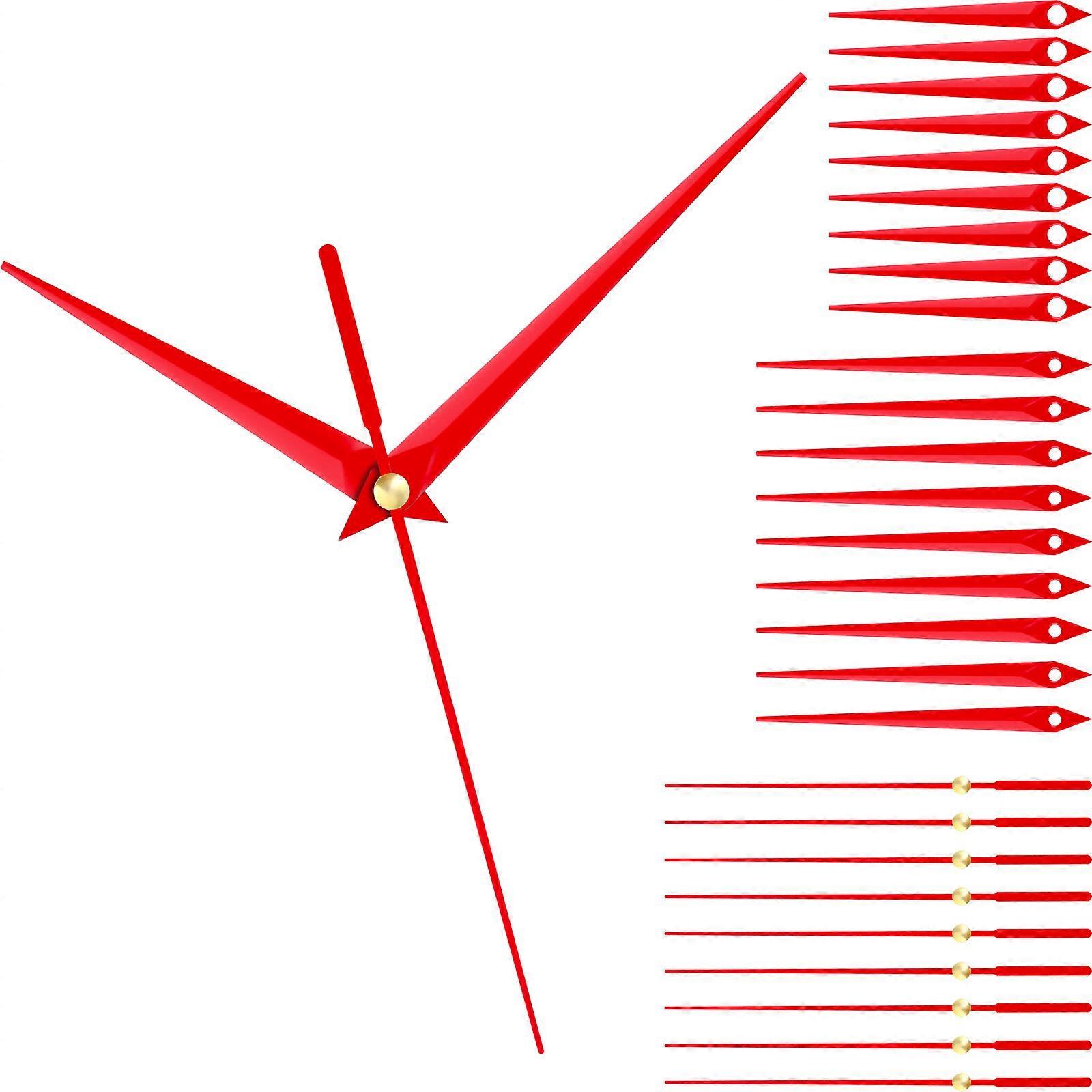 10 Sets DIY Wall Clock Pointers Mute Clock Hands Premium Replacement Parts