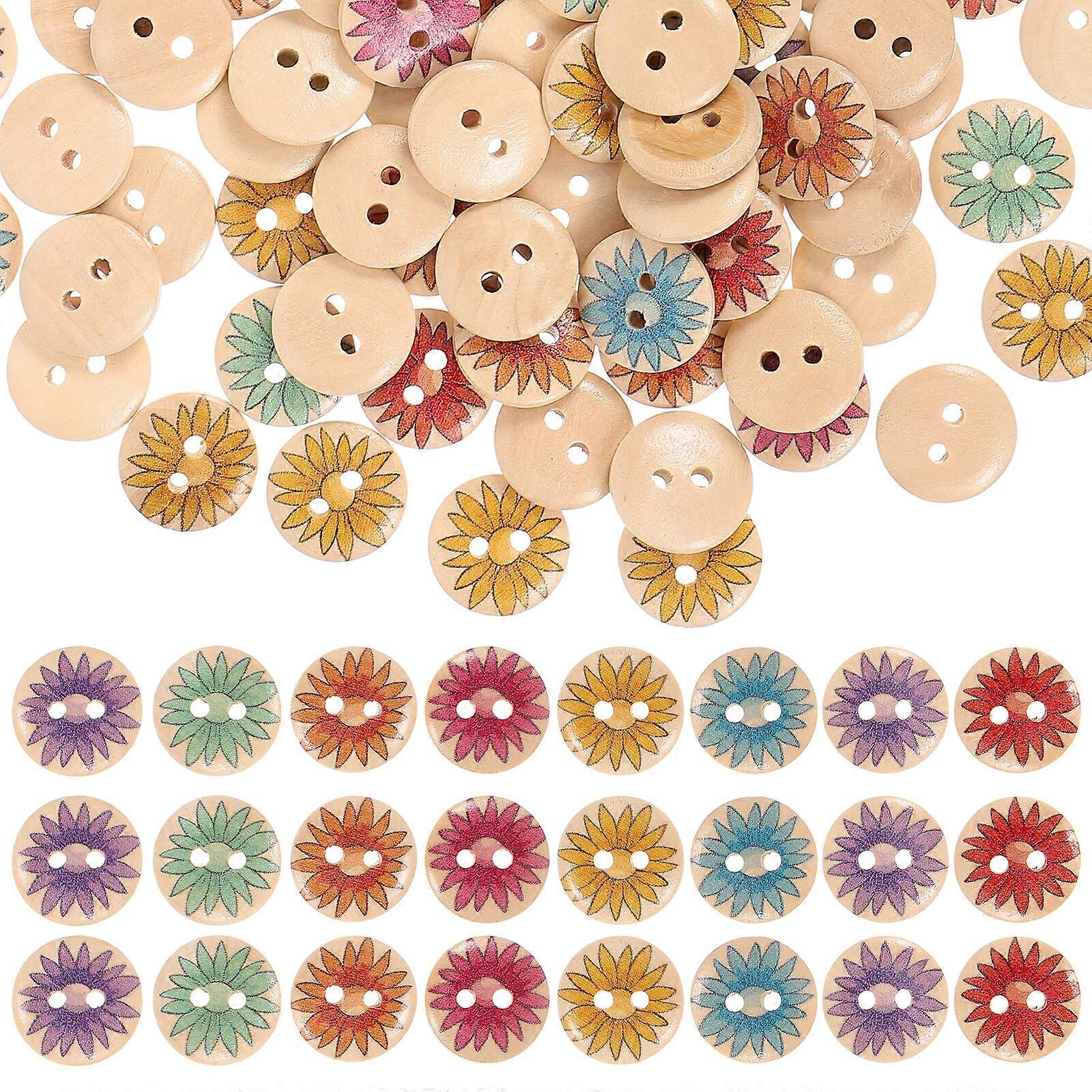 1 Bag of Chic Pattern Coat Buttons Multi-function Vintage Buttons DIY Craft Buttons