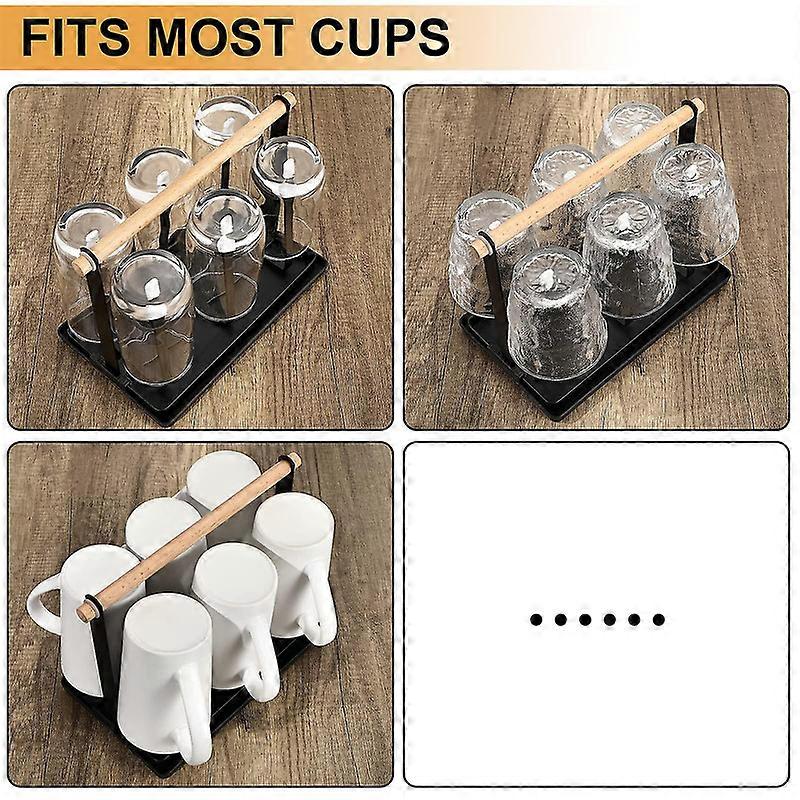 Waldana Bottle Drying Rack (Pack Of 4) - Fits SodaStream Carafe, Baby Bottles, Foldable Organic Plastic