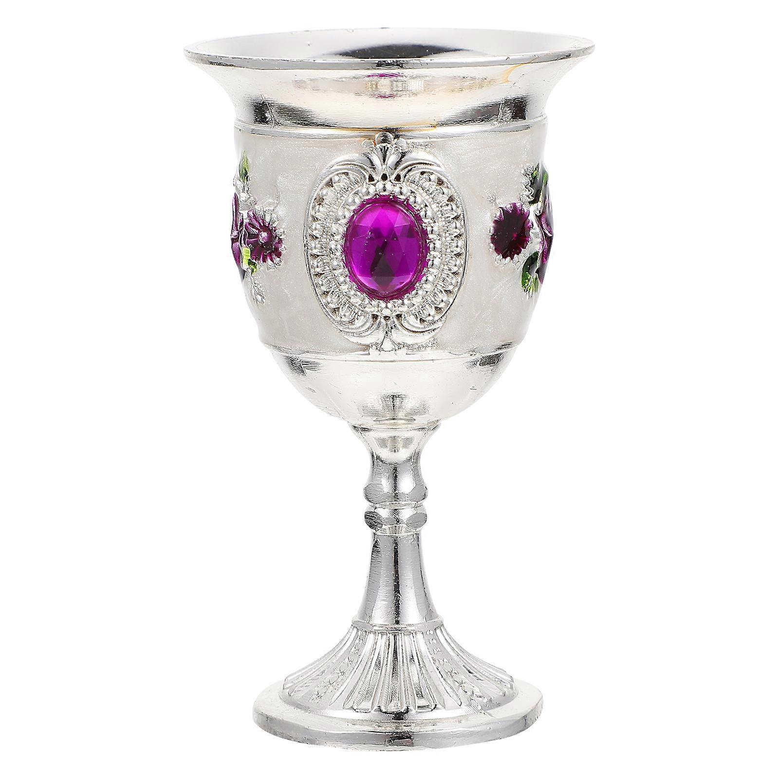 レトロスタイルワインカップヨーロピアンスタイルゴブレットデスクトップデコレーションホームバーレストランカップ