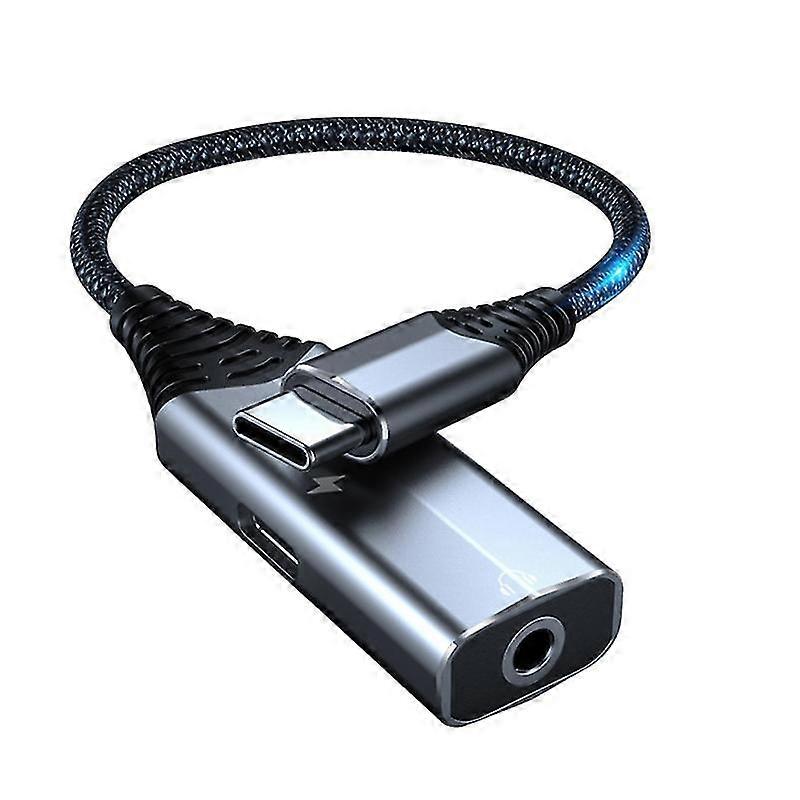 Safe 2 en 1 Adaptateur audio numérique Safe Noir / Vert / Argent Typec