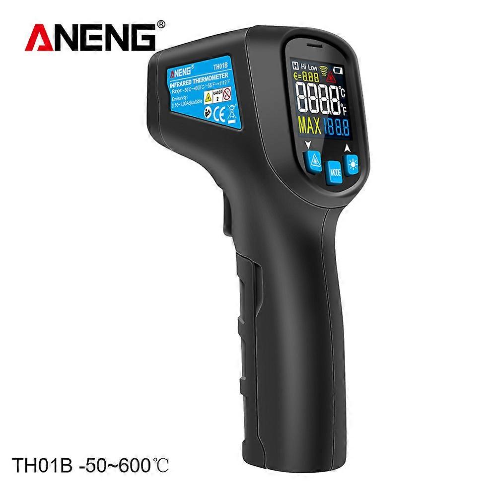 100% New Upgraded Infrared Thermometer Temperature Testers Non-Touch Digital IR Laser Thermometer 2 Types Standard Size Black