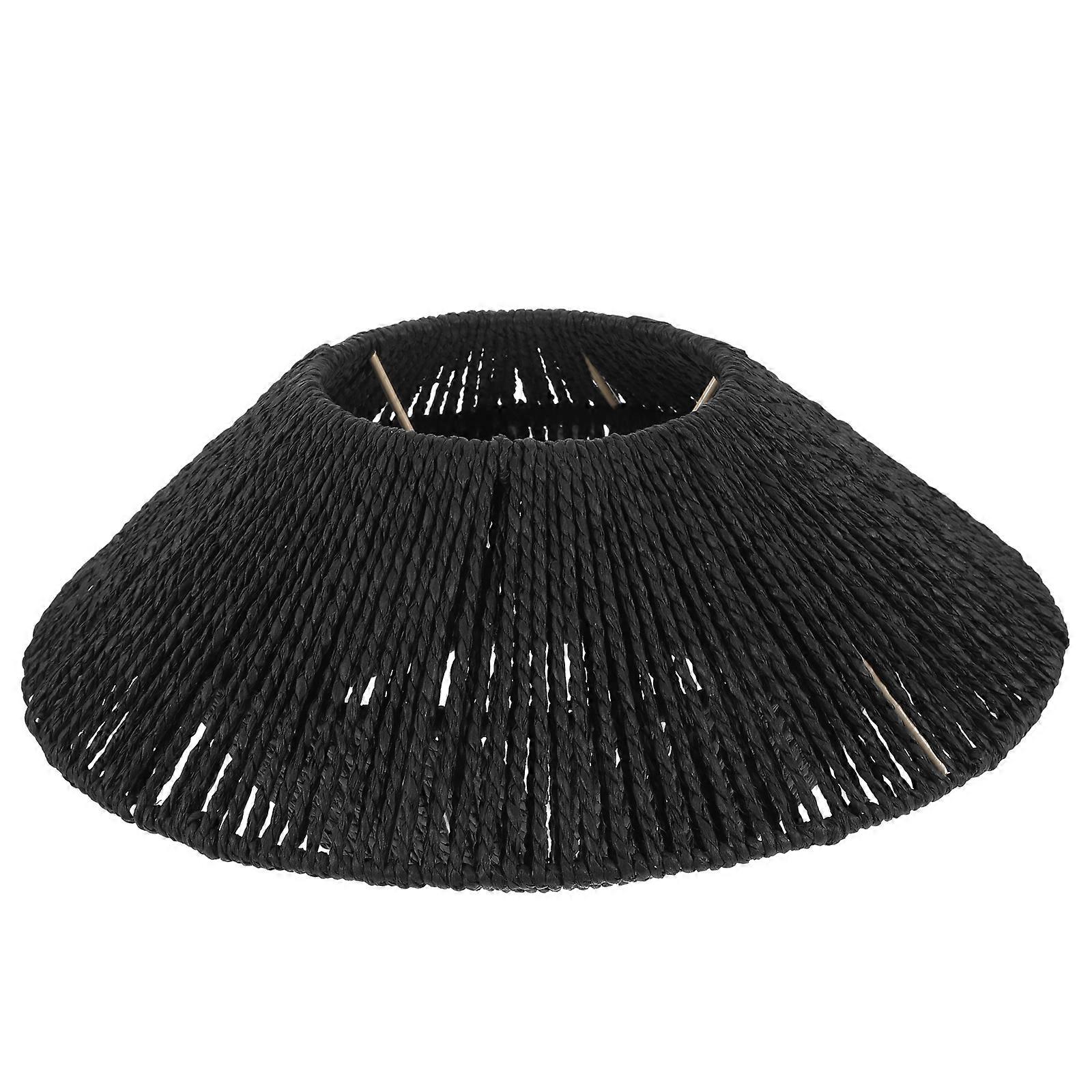 Straw Woven Lamp Shade Lamp Cover Rustic Cover Replacement Shade Cover for Ceiling Lamp