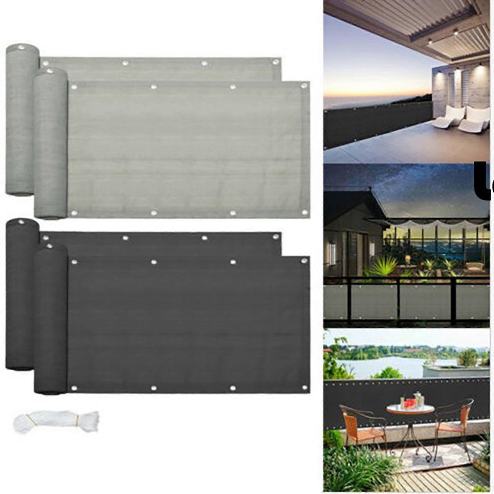 Sun Shade Sail Cloth Canopy Garden Awning Fence Shade Windshield Safe