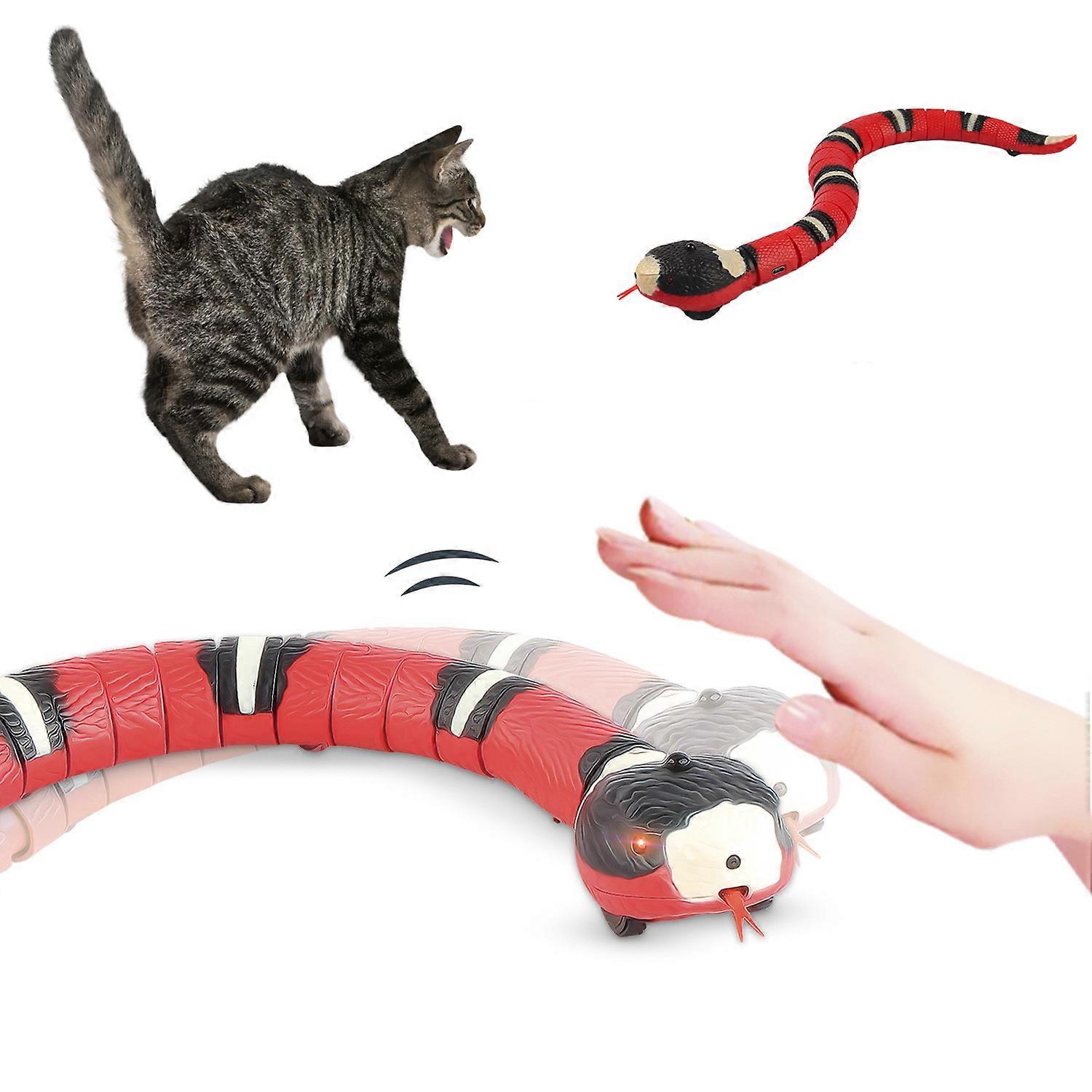 Smart Sensing Interactive Cat Toys Automatic Eletronic Snake